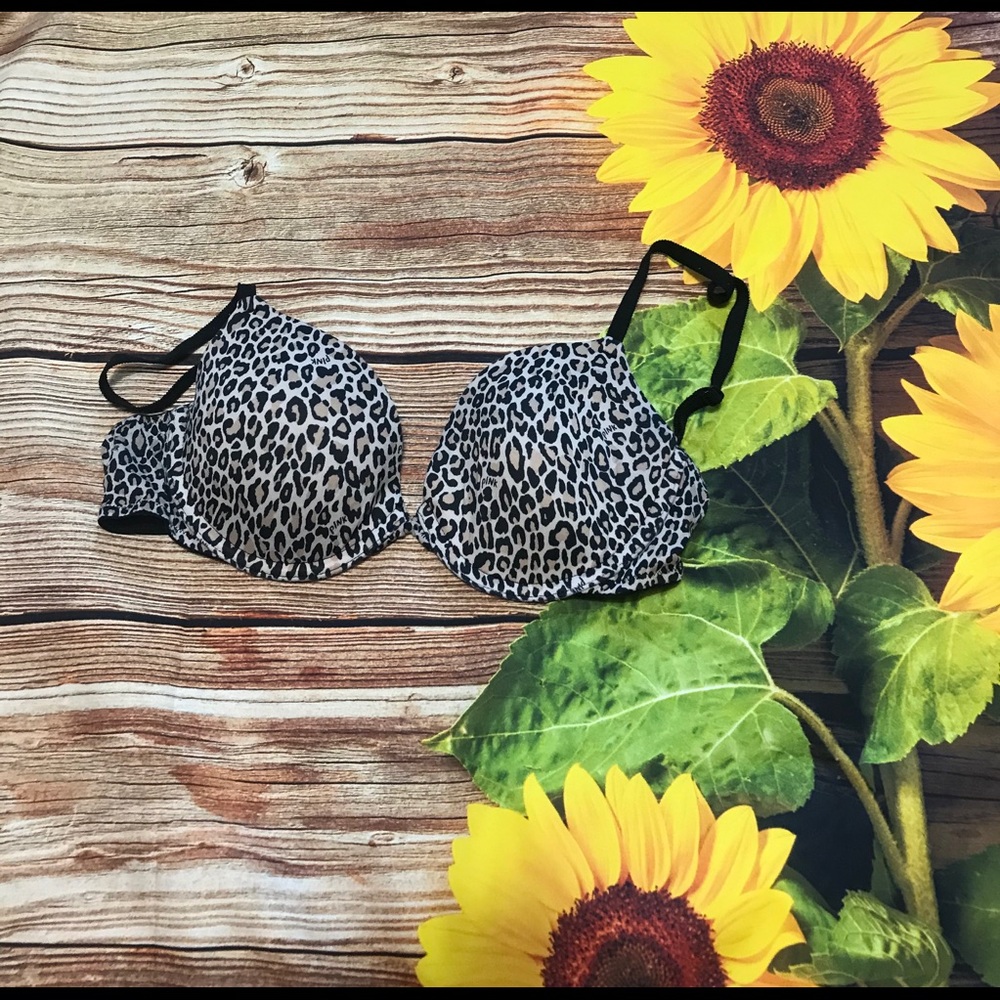 Leopard print bra